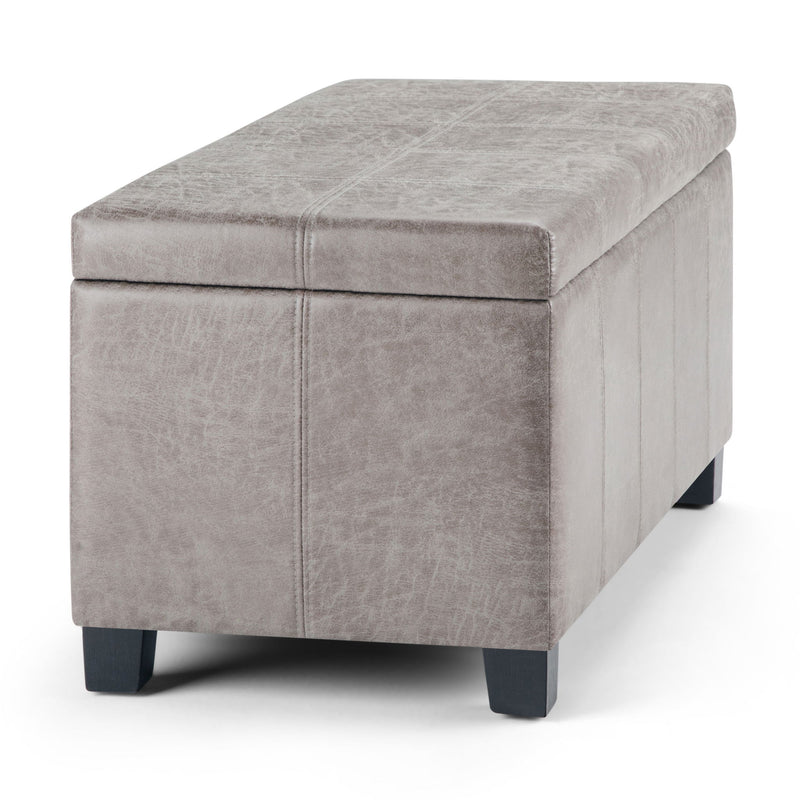 Dover - Upholstered Storage Ottoman Bench - R&R Furniture Gallery (Fountain Valley, CA)