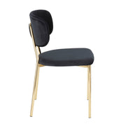 Set of two Lumi Source contemporary glam chairs with plush upholstery and sleek design, perfect for modern living spaces.