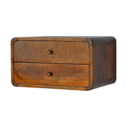 Curved Wall Mounted Bedside Nightstand - R&R Furniture Gallery (Fountain Valley, CA)