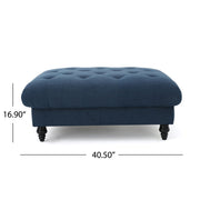 Madrid - Tufted Ottoman Footrest - R&R Furniture Gallery (Fountain Valley, CA)