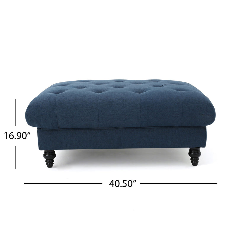 Madrid - Tufted Ottoman Footrest - R&R Furniture Gallery (Fountain Valley, CA)