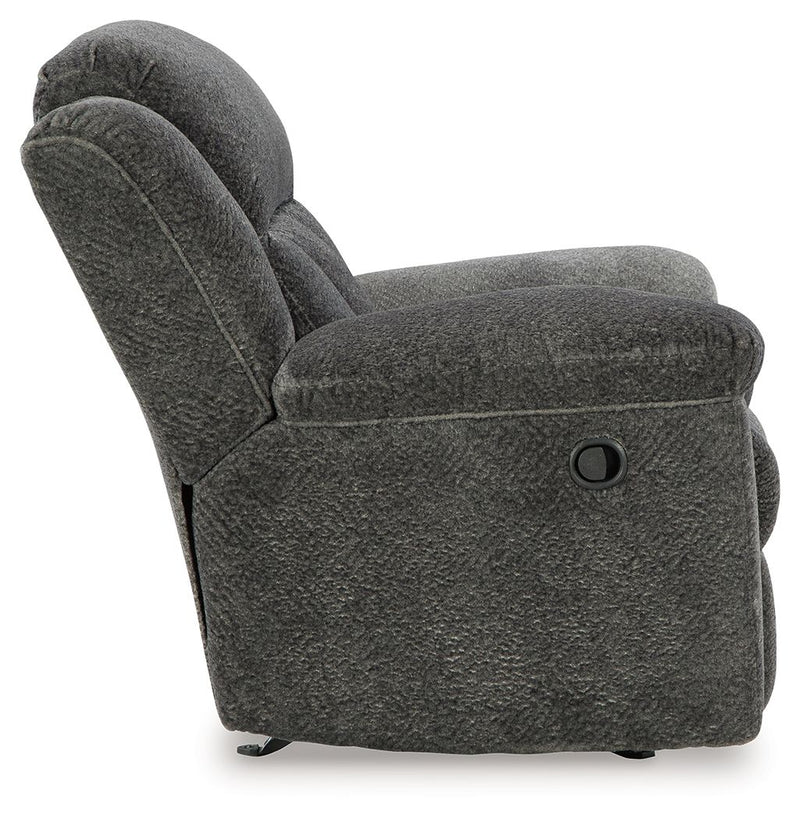 Signature Design by Ashley Frohn reclining living room sofa set with plush cushions and a modern design, perfect for relaxing.