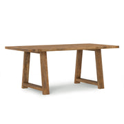 Simpli-Home Whitley dining table with a wooden surface and sturdy legs, ideal for modern dining rooms