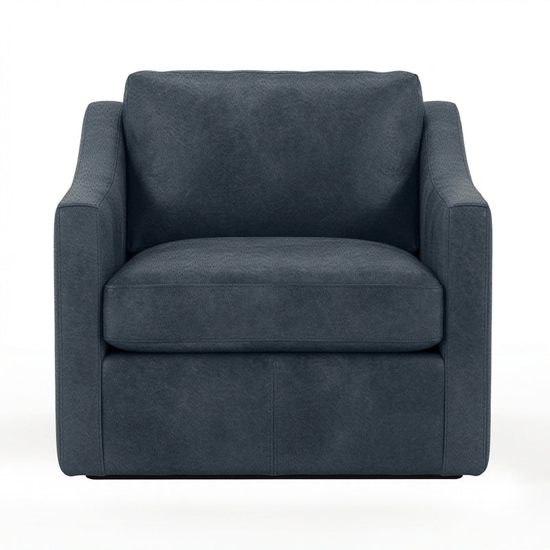 Classic Home Kipton swivel chair with a modern design, featuring a cushioned seat and backrest on a swivel base.