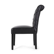 Broxton - Tuft Dining Rolltop Chairs With Button Tufted Backrest (Set of 2) - R&R Furniture Gallery (Fountain Valley, CA)