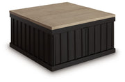 Rylandyn - Lift Top Cocktail Table - Black / Light Brown - R&R Furniture Gallery (Fountain Valley, CA)