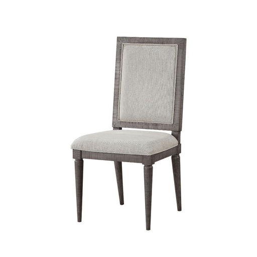 Artesia - Side Chair (Set of 2) - Beige Fabric & Salvaged Natural - R&R Furniture Gallery (Fountain Valley, CA)