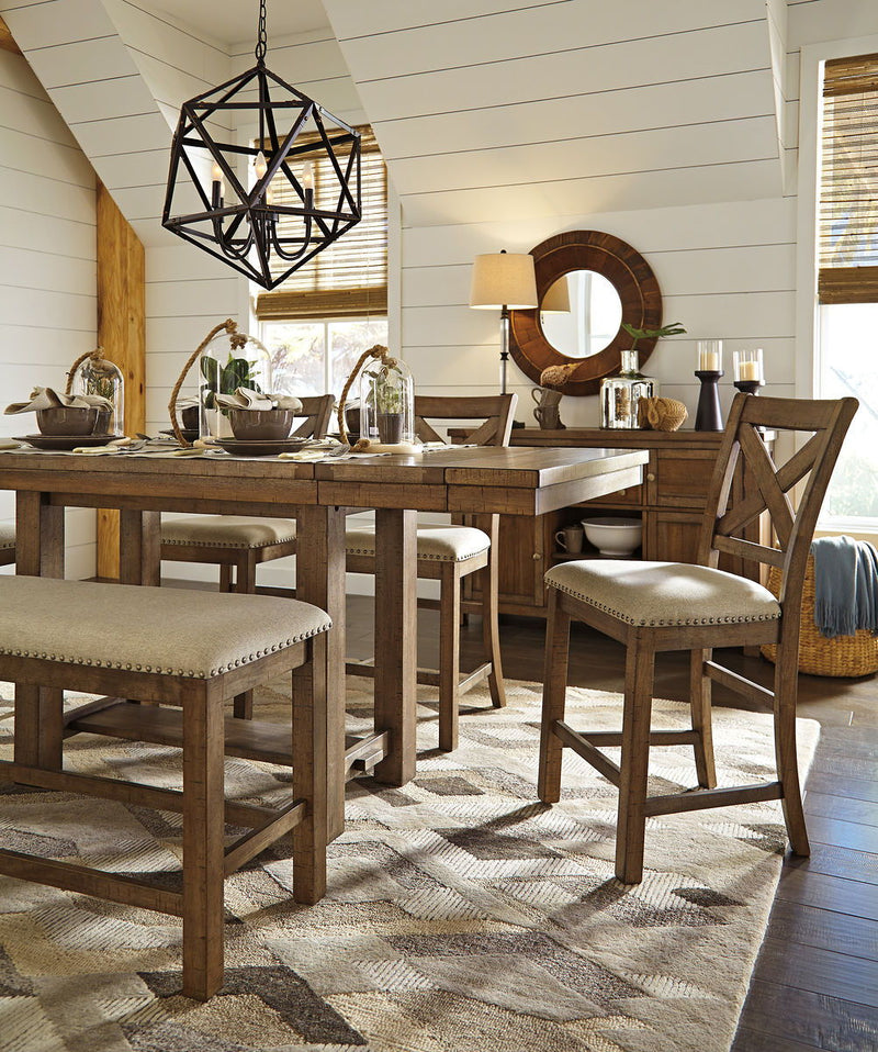 Moriville - Rectangular Dining Table Set - Counter Height - R&R Furniture Gallery (Fountain Valley, CA)