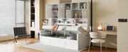 Daybed With All-In-One Cabinet And Shelf - R&R Furniture Gallery (Fountain Valley, CA)