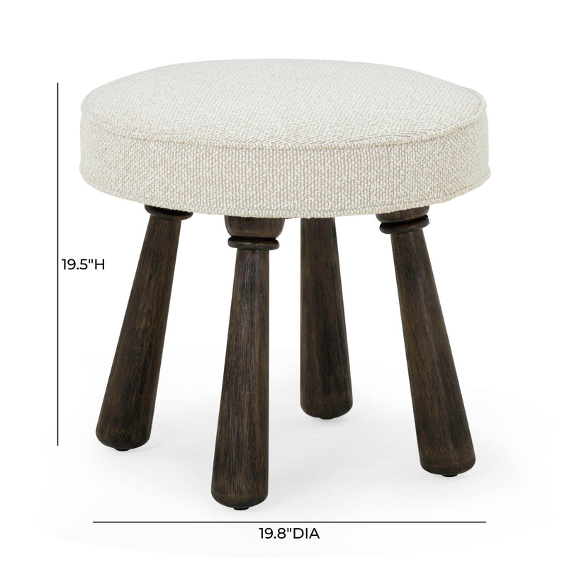 Pookie - Boucle Stool - R&R Furniture Gallery (Fountain Valley, CA)