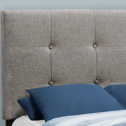 Bed, Upholstered, Frame Only, Transitional - R&R Furniture Gallery (Fountain Valley, CA)
