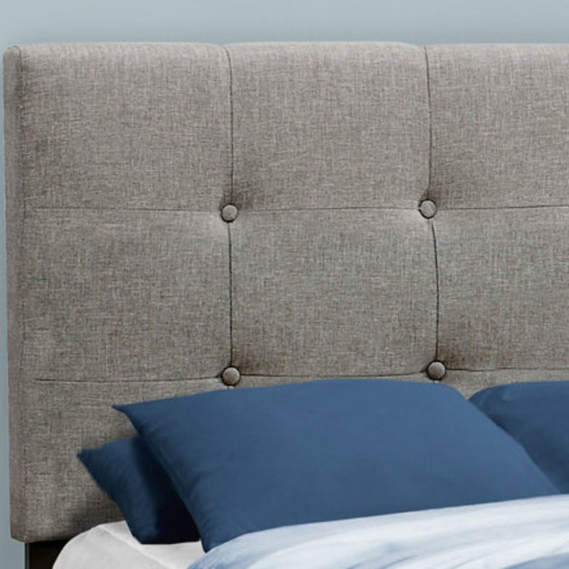 Bed, Upholstered, Frame Only, Transitional - R&R Furniture Gallery (Fountain Valley, CA)
