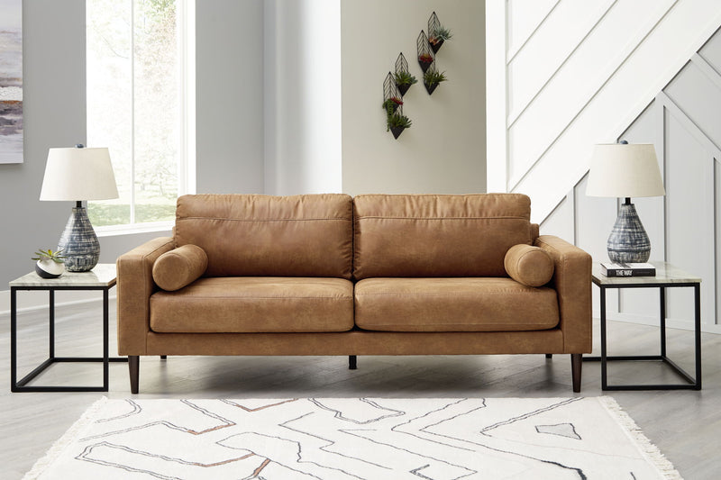Telora - Sofa - Caramel - R&R Furniture Gallery (Fountain Valley, CA)
