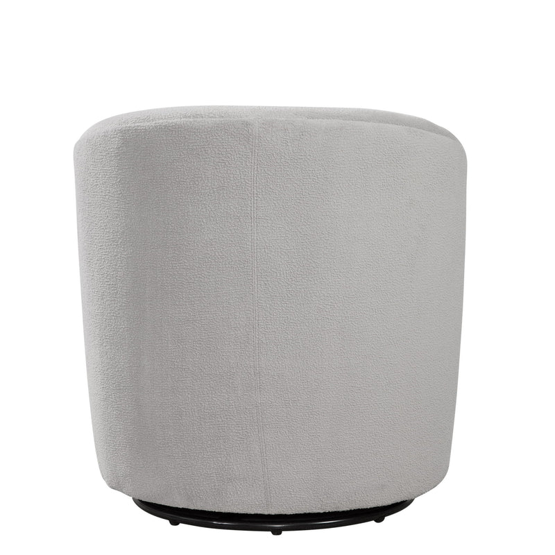 Oaklynn - Barrel Style Swivel Accent Chair - R&R Furniture Gallery (Fountain Valley, CA)