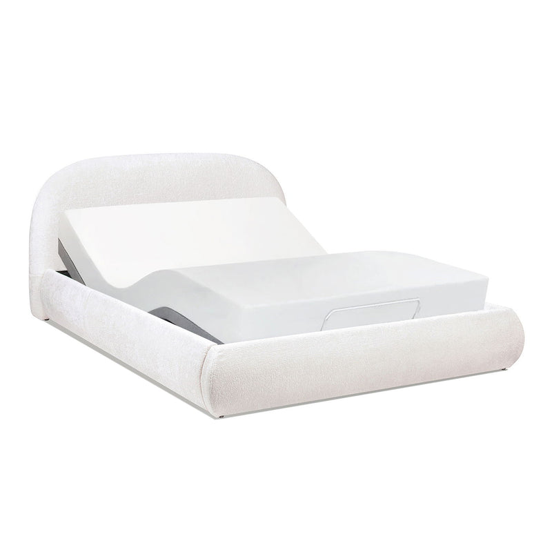 Archie Puffy Grounded - Upholstered Platform Bed - R&R Furniture Gallery (Fountain Valley, CA)