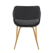 Set of two Lumi Source Margarite contemporary dining chairs with sleek design and comfortable seating for modern dining spaces.