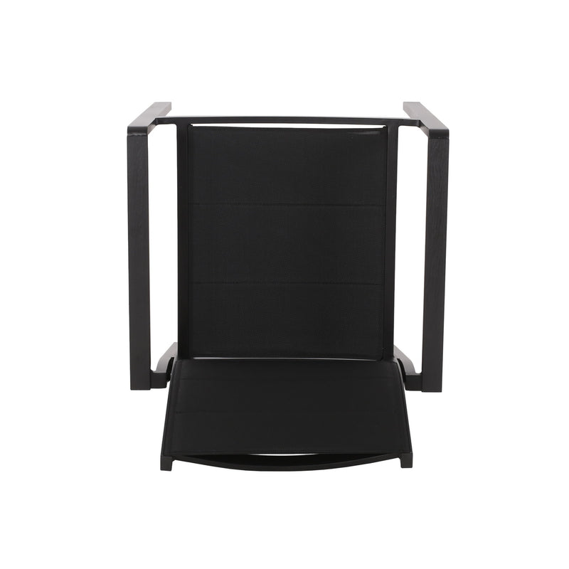 Baird - Outdoor Mesh And Aluminum Dining Chairs - Black - R&R Furniture Gallery (Fountain Valley, CA)