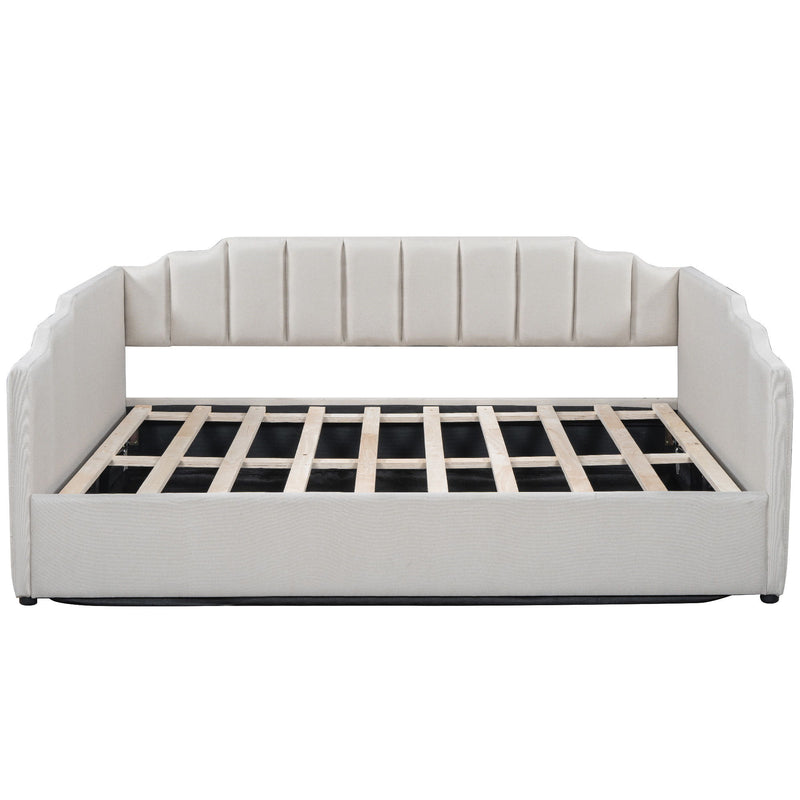 Modern Upholstered Daybed With Underneath Storage - R&R Furniture Gallery (Fountain Valley, CA)