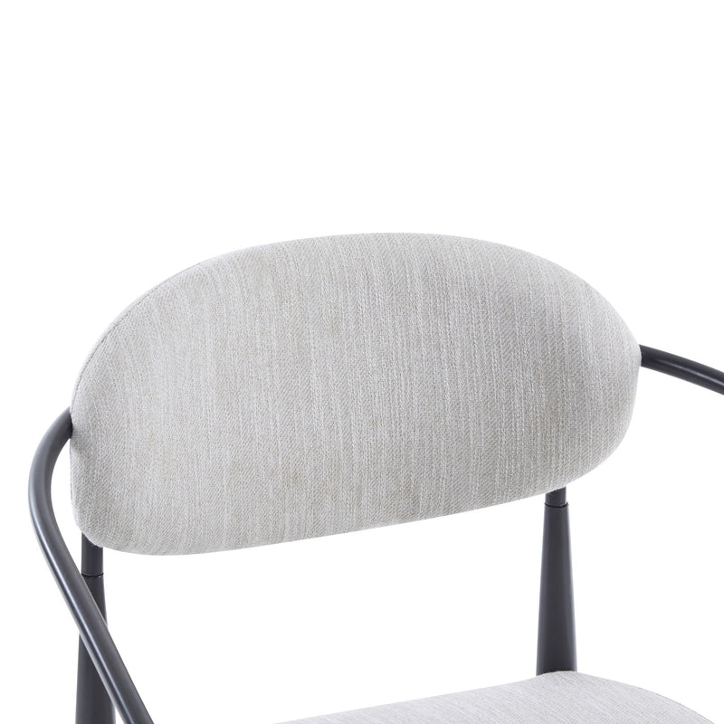 Modern Upholstered Accent Armchair With Pocket Spring Seat - R&R Furniture Gallery (Fountain Valley, CA)