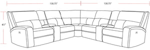 Polaris - Modular Power Reclining Sectional