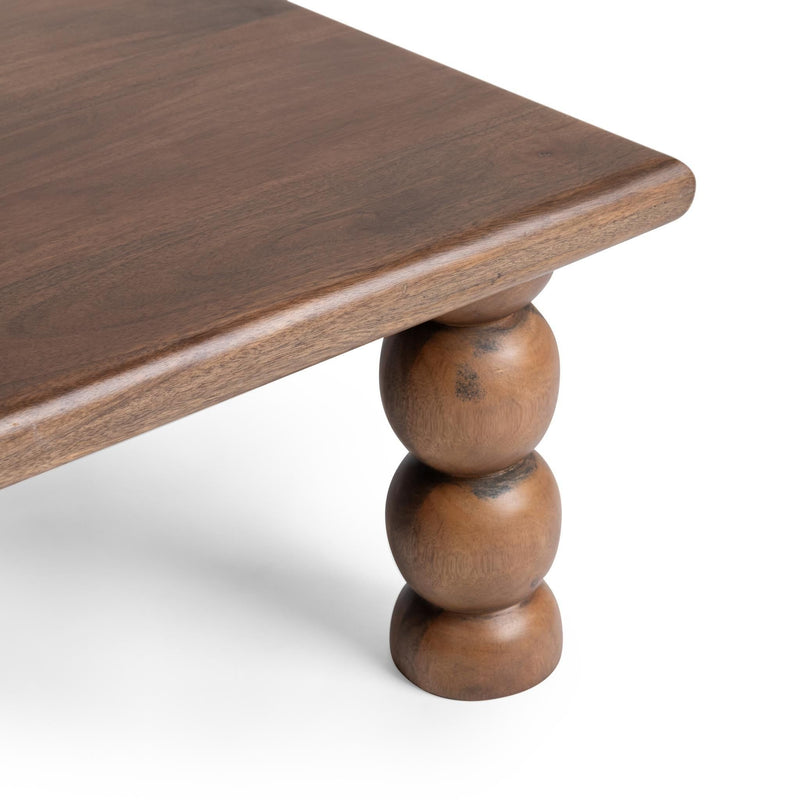 Adir - Square Coffee Table - Tundra Brown - R&R Furniture Gallery (Fountain Valley, CA)