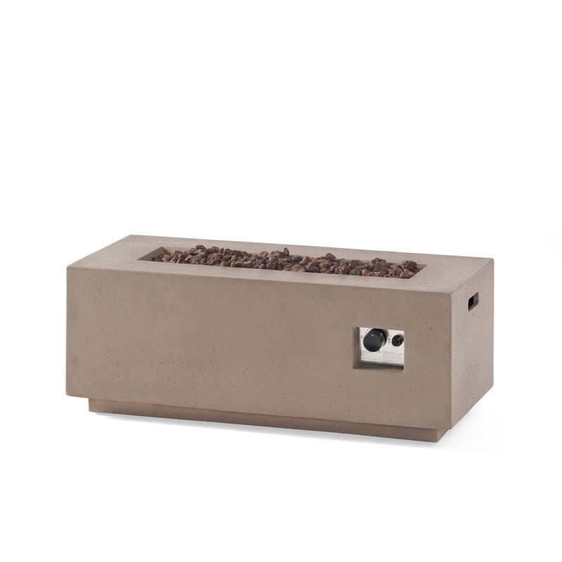 Contemporary Outdoor 40, 000 Btu Propane Fire Pit