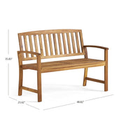 Farmhouse Style Loja Bench Indoor / Outdoor - R&R Furniture Gallery (Fountain Valley, CA)