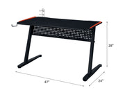 Dragi - Gaming Desk With USB - Black & Red - R&R Furniture Gallery (Fountain Valley, CA)