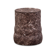 Cilla - Faux Levanto Marble Indoor/Outdoor Concrete Side Table - Red - R&R Furniture Gallery (Fountain Valley, CA)