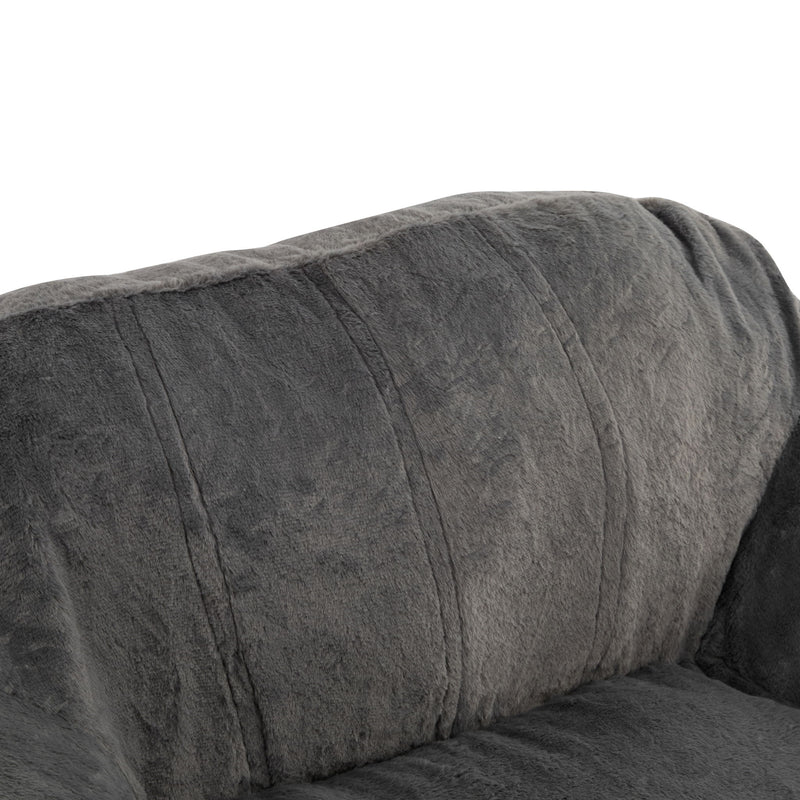 Sezze - Indoor Bean Bag Chair - Gray - R&R Furniture Gallery (Fountain Valley, CA)