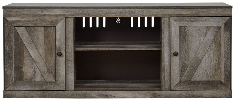 Wynnlow - TV Stand With Fireplace Option - R&R Furniture Gallery (Fountain Valley, CA)