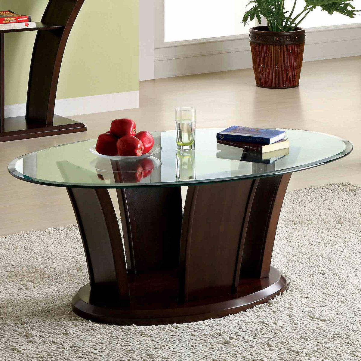 Manhattan Iv - Coffee Table, Brown Cherry