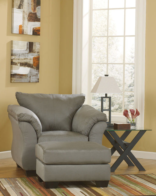 Darcy - Chair With Ottoman - R&R Furniture Gallery (Fountain Valley, CA)