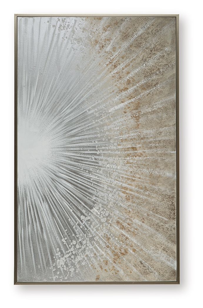 Waldard - Wall Art - Gray / Taupe / White - R&R Furniture Gallery (Fountain Valley, CA)
