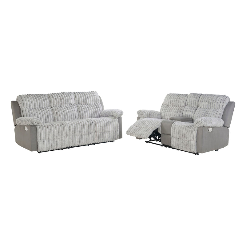 Brenda - Sofa With Manual Recline Function - R&R Furniture Gallery (Fountain Valley, CA)
