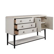 Server With Base - White - R&R Furniture Gallery (Fountain Valley, CA)
