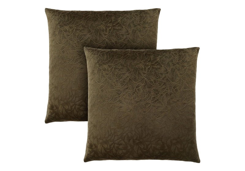 Pillows, Square, Insert Included, Decorative Throw, Hypoallergenic, Modern - R&R Furniture Gallery (Fountain Valley, CA)