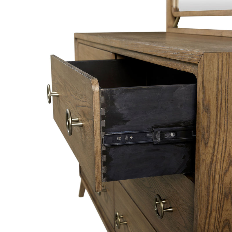 6 Drawer Dresser - Latte - R&R Furniture Gallery (Fountain Valley, CA)