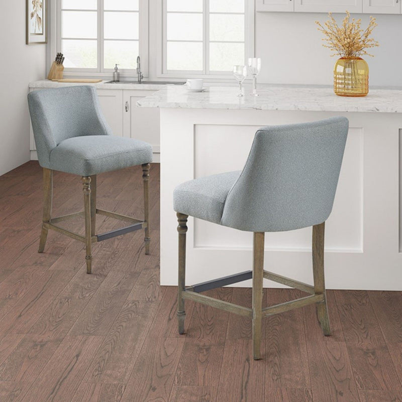 Delaney - Counter Stool - Blue - R&R Furniture Gallery (Fountain Valley, CA)
