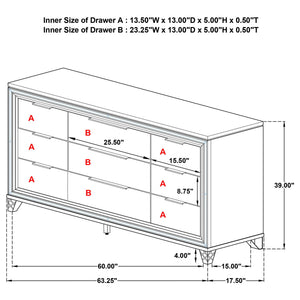 Modern Bedroom Set With LED Lighting