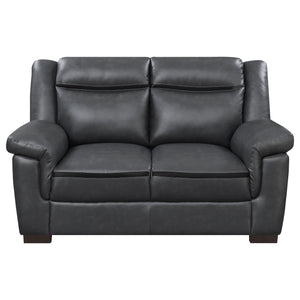 Borden - 2 Piece Living Room Set With Smooth Upholstery - Gray