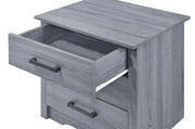 Glory Furniture Hudson accent nightstand with a modern wooden design and a single drawer for bedroom storage.