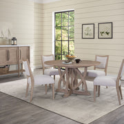 Oversized Side Dining Chair (Set of 2) - Sand - R&R Furniture Gallery (Fountain Valley, CA)