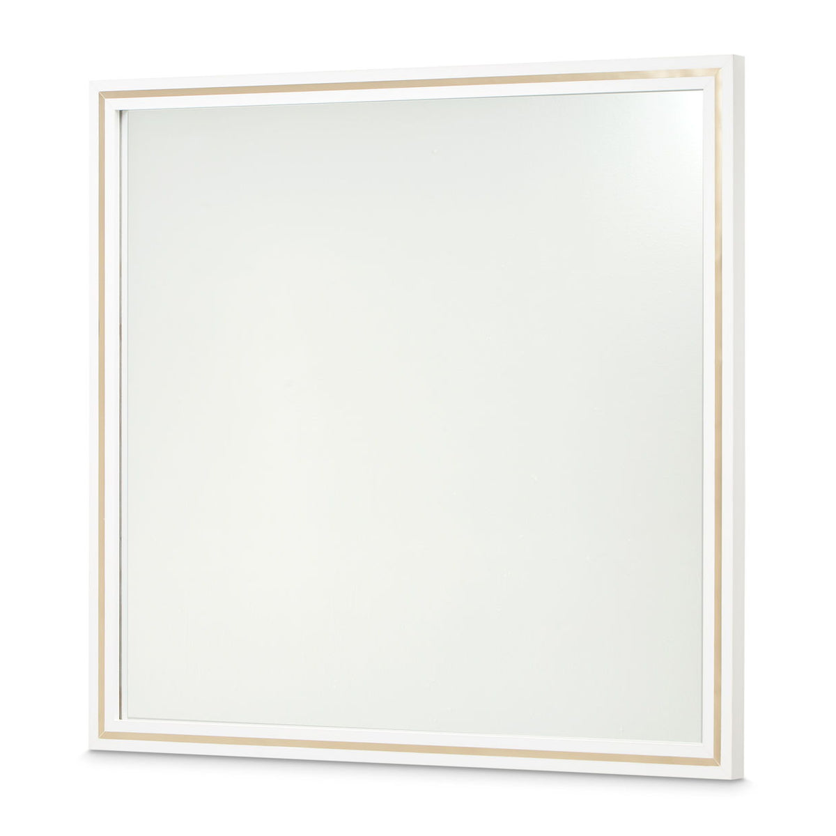Palm Gate - Wall Mirror - Cloud White - R&R Furniture Gallery (Fountain Valley, CA)