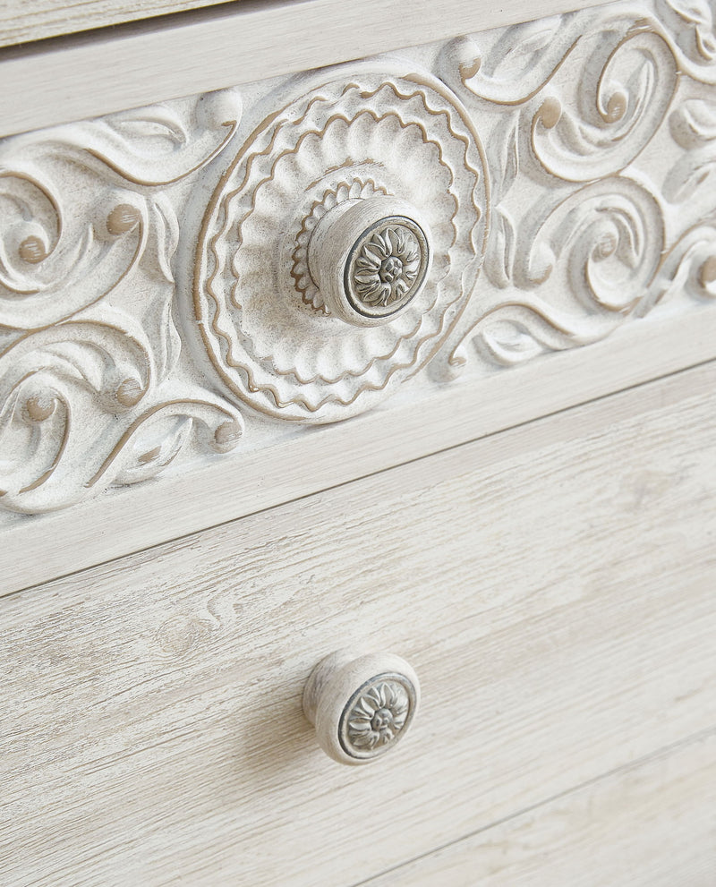 Paxberry - Six Drawer Dresser - Vinyl-Wrapped - Whitewash - R&R Furniture Gallery (Fountain Valley, CA)