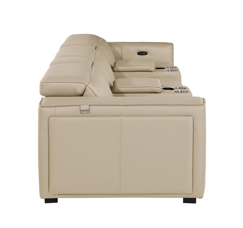 1224 - 5-Piece Modular Power Reclining Sofa In With 3 Power Recliners & Power Headrests