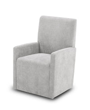Escape - Dining Upholstered Caster Chair - Mirage Mist - R&R Furniture Gallery (Fountain Valley, CA)
