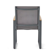 Aresha - Metal Outdoor Dining Armchair (Set of 2) - Gray - R&R Furniture Gallery (Fountain Valley, CA)