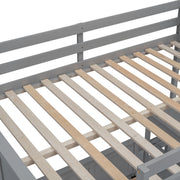 Full Over Full Bunk Bed With Desk - R&R Furniture Gallery (Fountain Valley, CA)