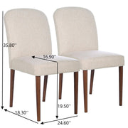 Capri - Dining Chair (Set of 2) - Beige - R&R Furniture Gallery (Fountain Valley, CA)